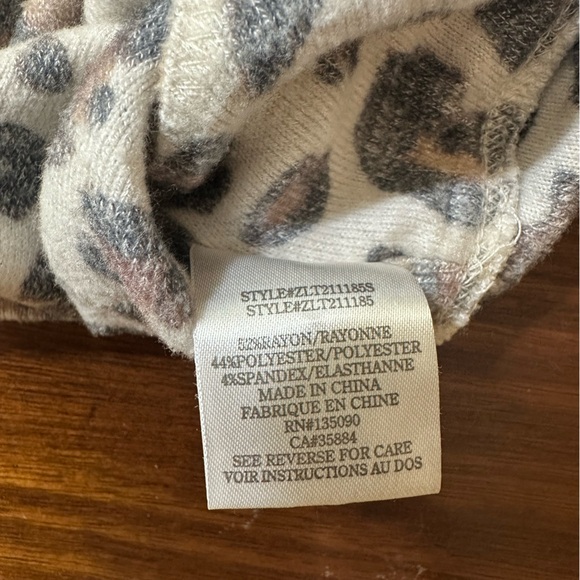 Z Supply Leopard Print Twist Bralette - Picture 4 of 4